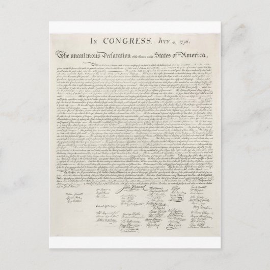 独立宣言2 ポストカード (正面)