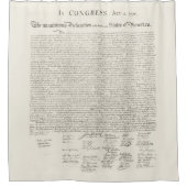 独立宣言7月4日アメリカ シャワーカーテン (正面)