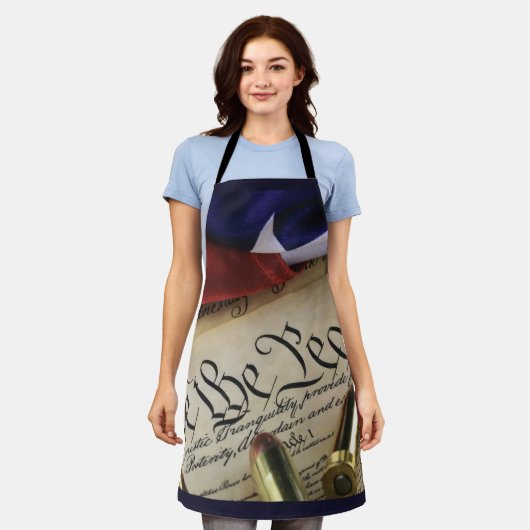 独立宣言 エプロン (着用した状態)