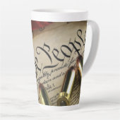 独立宣言 カフェラテマグ (右アングル)