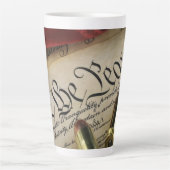 独立宣言 カフェラテマグ (正面)