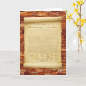 独立宣言 カード (黄色い花)