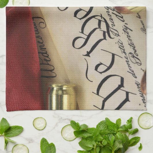 独立宣言 キッチンタオル (折り畳み)