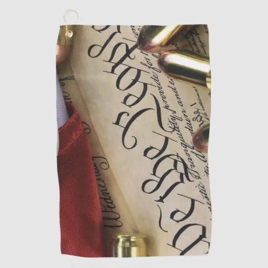 独立宣言 ゴルフタオル (正面)