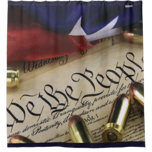 独立宣言 シャワーカーテン (正面)