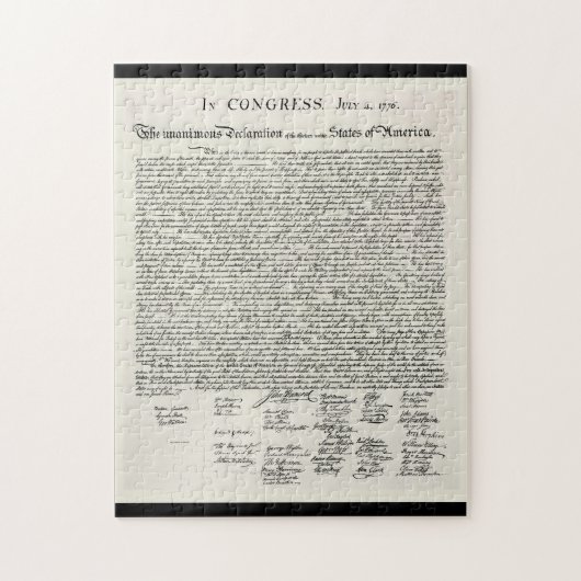 独立宣言 ジグソーパズル (縦)