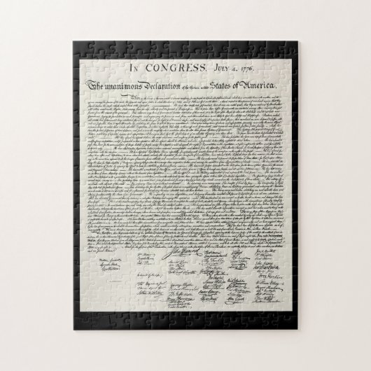 独立宣言 ジグソーパズル (縦)