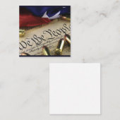 独立宣言 スクエア名刺 (正面/裏面)