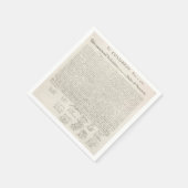 独立宣言 スタンダードカクテルナプキン (角)