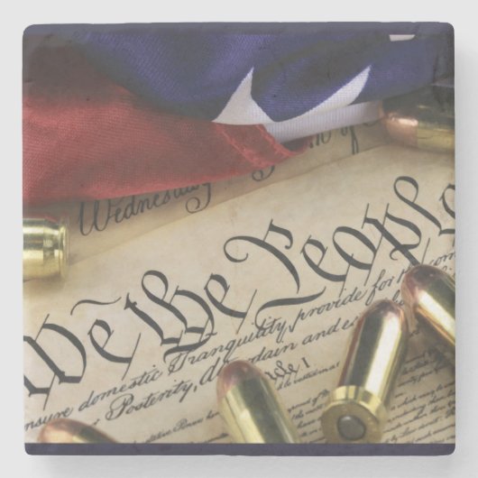 独立宣言 ストーンコースター (正面)