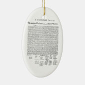 独立宣言 セラミックオーナメント (右)