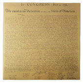 独立宣言 タイル (正面)