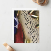 独立宣言 ノートカード (正面/裏面インサイチュ)