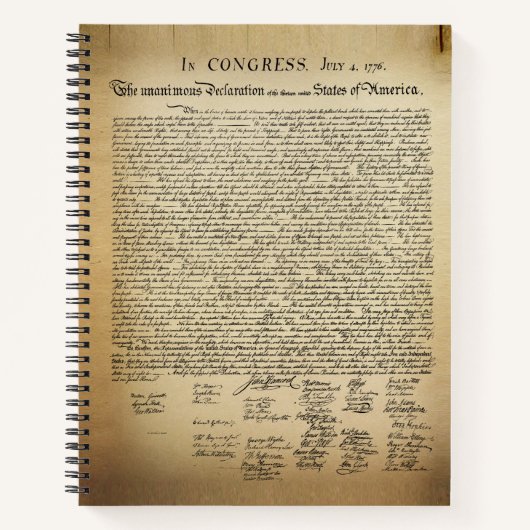 独立宣言 ノートブック (正面)