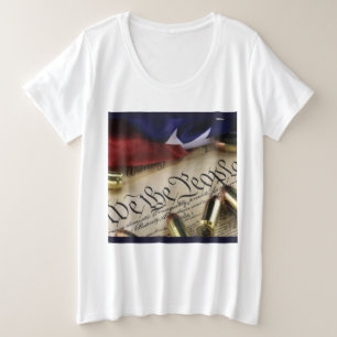 独立宣言 プラスサイズTシャツ