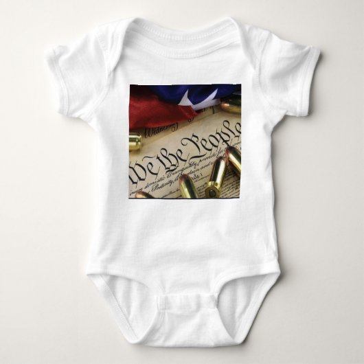 独立宣言 ベビーボディスーツ (正面)