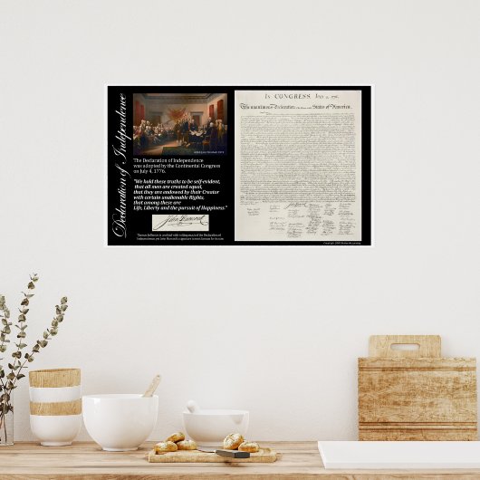 独立宣言 ポスター (キッチン)
