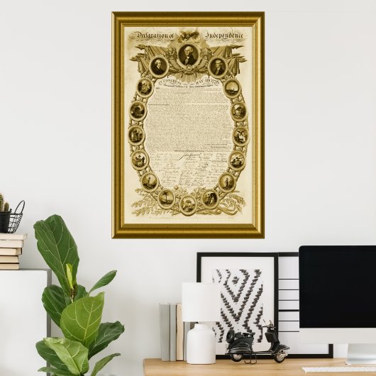 独立宣言 ポスター (ホームオフィス)