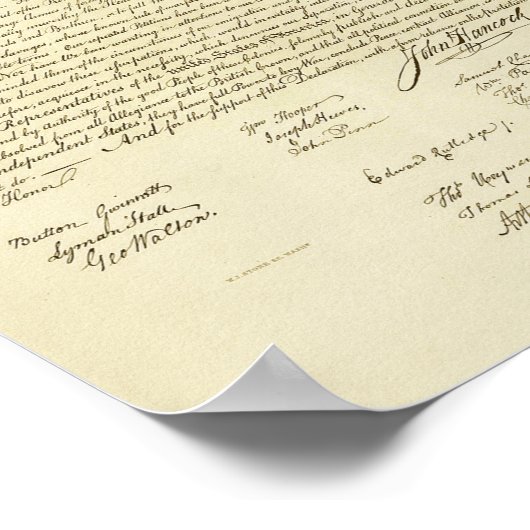 独立宣言 ポスター (角)