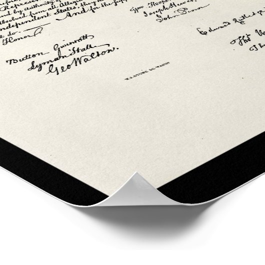 独立宣言 ポスター (角)