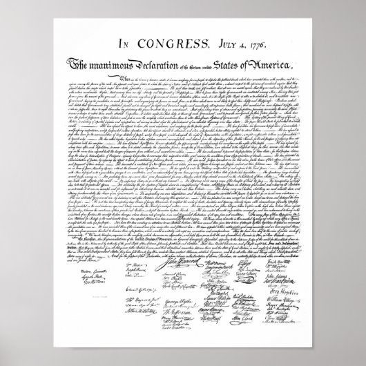 独立宣言 ポスター (正面)