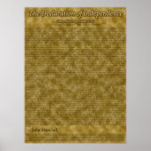 独立宣言 ポスター (正面)