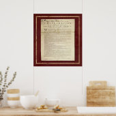 独立宣言 ポスター (キッチン)