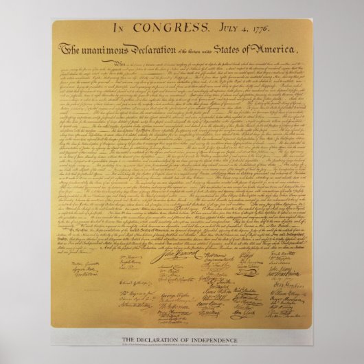 独立宣言 ポスター (正面)