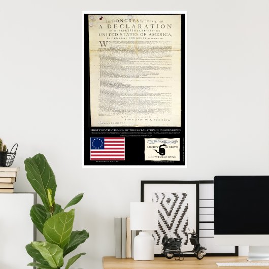 独立宣言 ポスター (ホームオフィス)