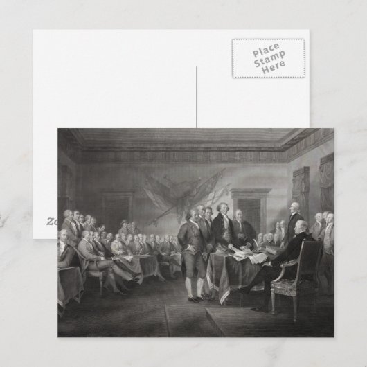 独立宣言 ポストカード (正面/裏面)