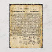 独立宣言 ポストカード (正面)