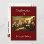 独立宣言 ポストカード (正面/裏面)