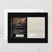 独立宣言 ポストカード (正面/裏面)