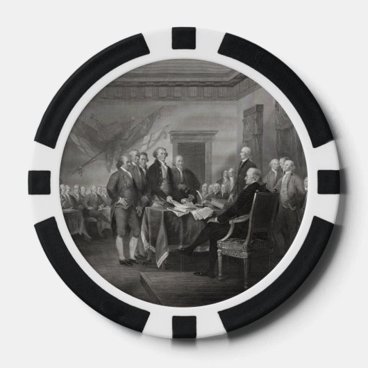 独立宣言 ポーカーチップ (正面)