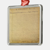 独立宣言 メタルオーナメント (左)