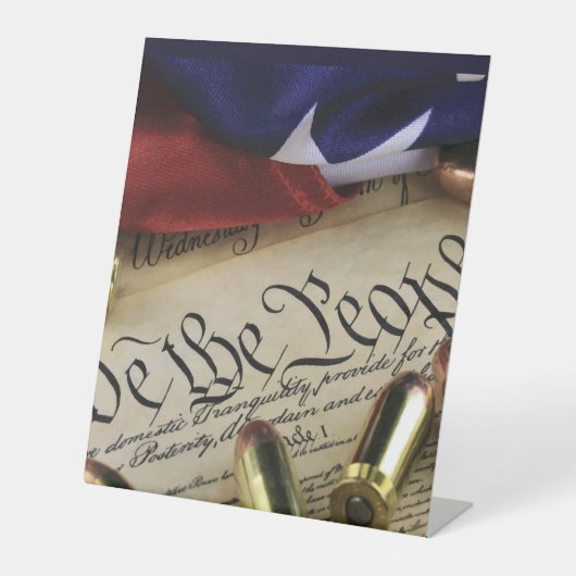 独立宣言 台座サイン (正面)