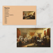 独立宣言 名刺 (正面/裏面)