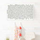 独立宣言:我々はこの真理を持つ 横断幕 (インサイチュ)