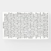 独立宣言：我々はこの真理を持つ 横断幕 (横)