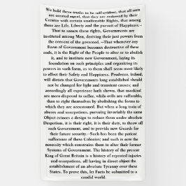 独立宣言：我々はこの真理を持つ 横断幕