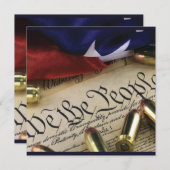 独立宣言 招待状 (正面/裏面)