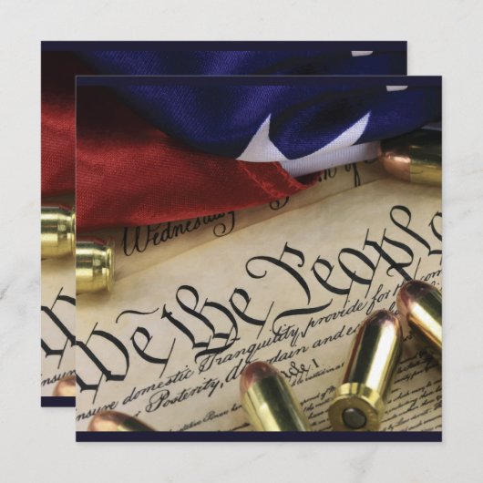 独立宣言 招待状 (正面/裏面)