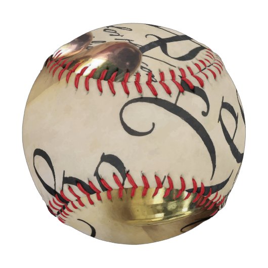 独立宣言 野球ボール (裏面)