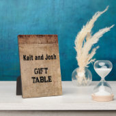 独立宣言📜 1776ギフトテーブル フォトプラーク (側面)