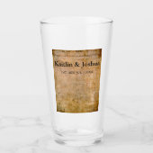 独立宣言📜 1776ヴィンテージ タンブラーグラス (正面)