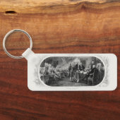 独立宣言： $2 Bill，エッチング キーホルダー (裏面)