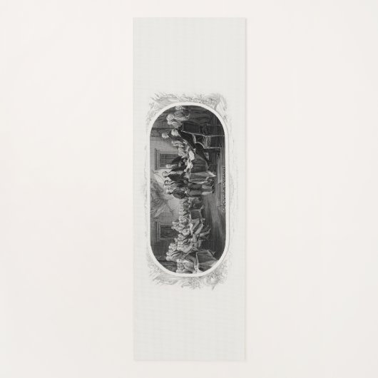 独立宣言: $2 Bill,エッチング ヨガマット (正面)