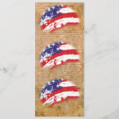 独立宣言📜 USA old Parchmen メニュー (裏面)