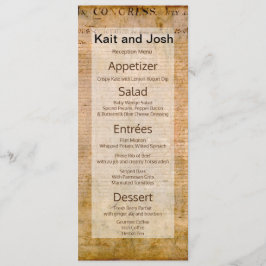 独立宣言📜 USA old Parchmen メニュー