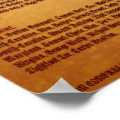 独立宣言V-1-スタイル-1 ポスター (角)